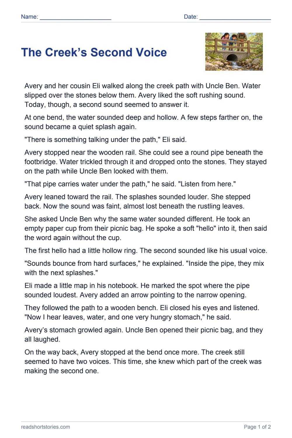 Short Stories for 3rd Graders with Questions and Answers (Free PDF)